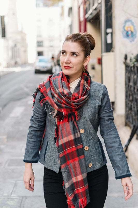The Paladin Plaid Wrap