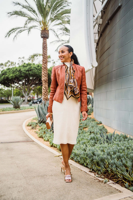 The Hemp/Organic Cotton Ribbed Knit Pencil Skirt