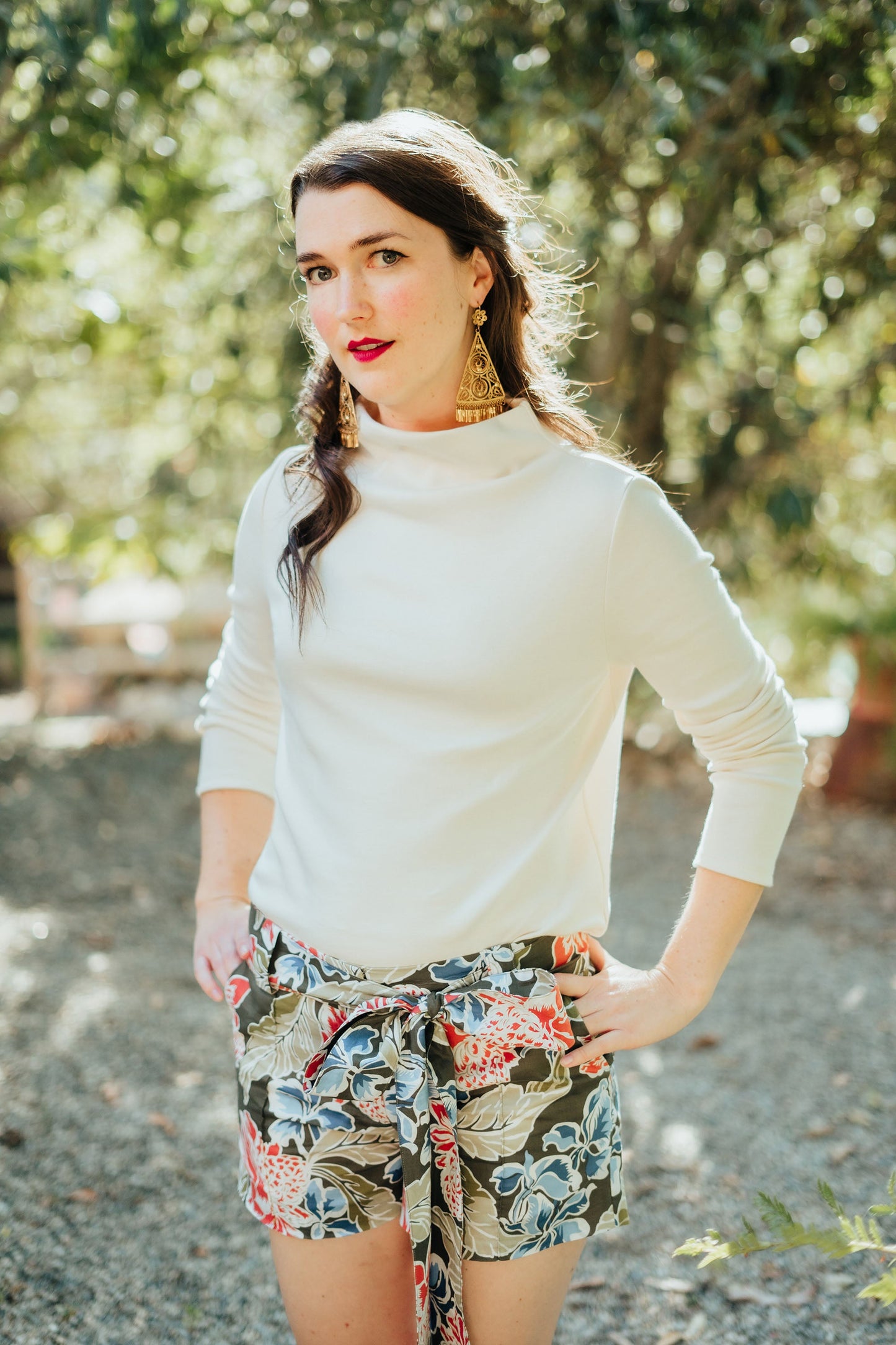 The T-Neck Organic Cotton Top