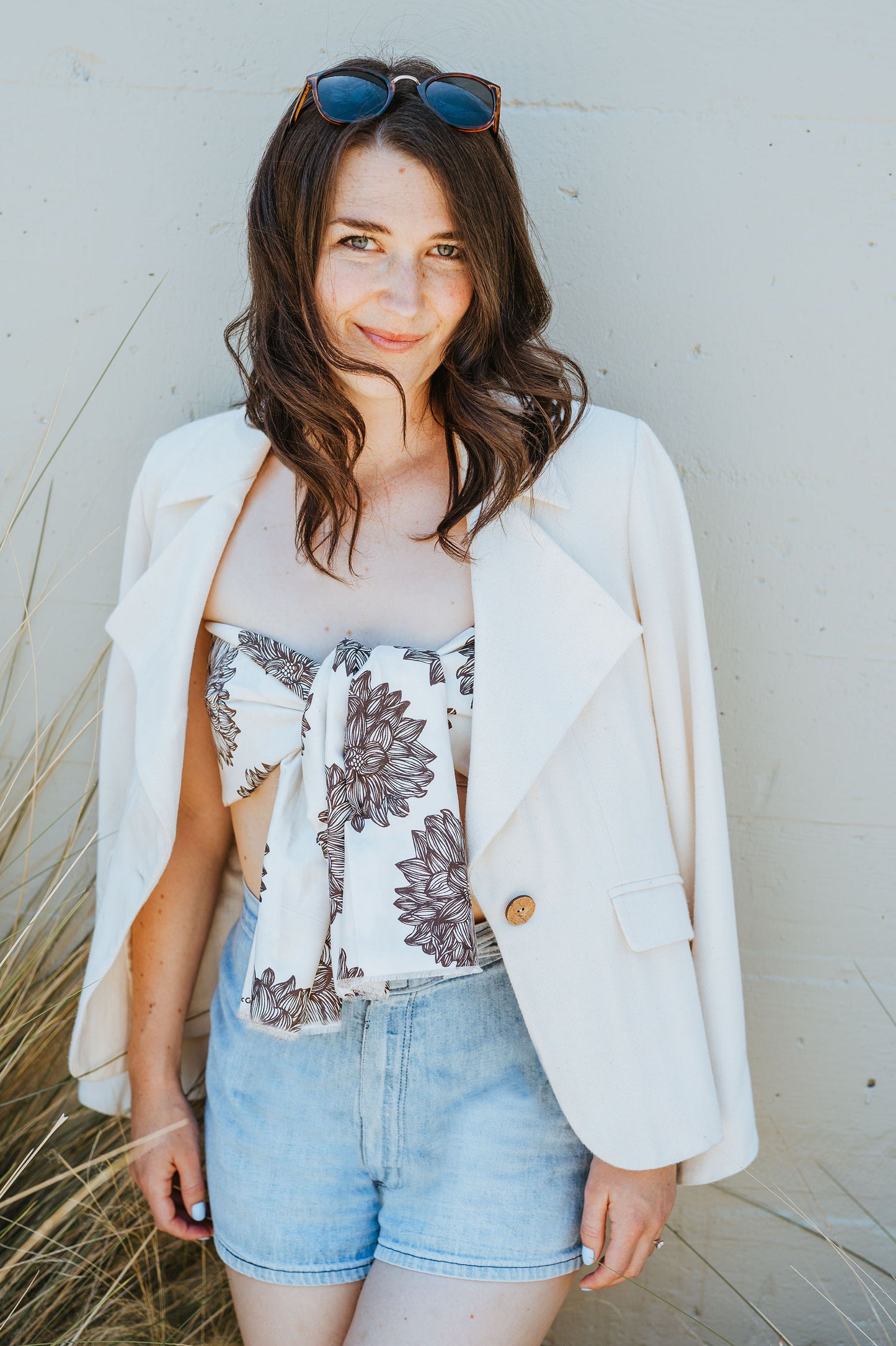 The Terra Cotton Herringbone Jacket