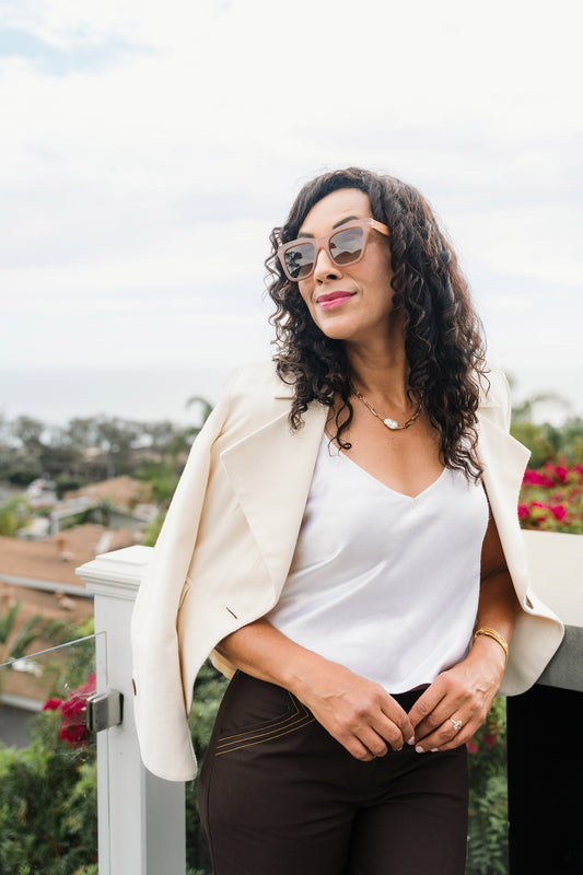 The Terra Cotton Herringbone Jacket