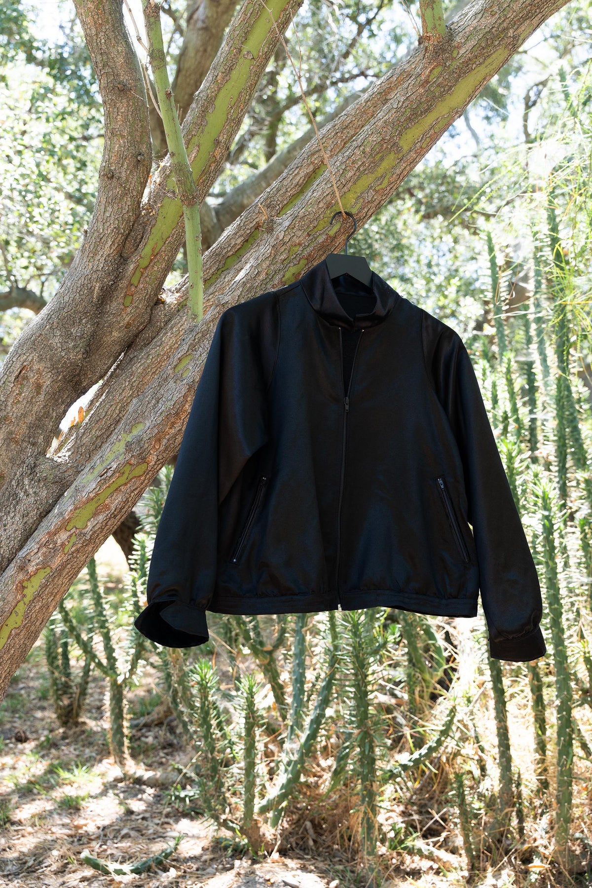 The Hemp/Silk Bomber Jacket