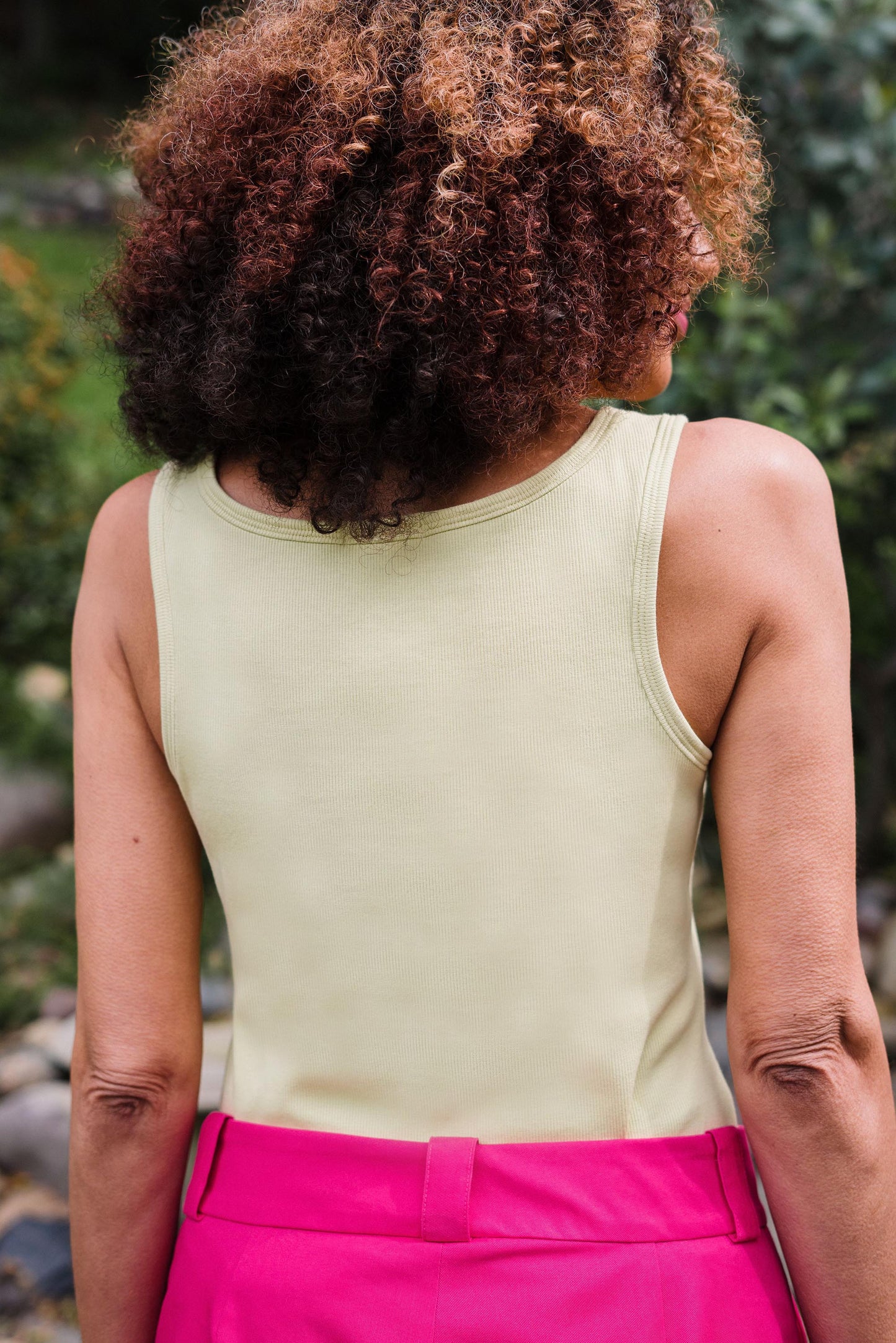 Organic Cotton Ribbed Tank