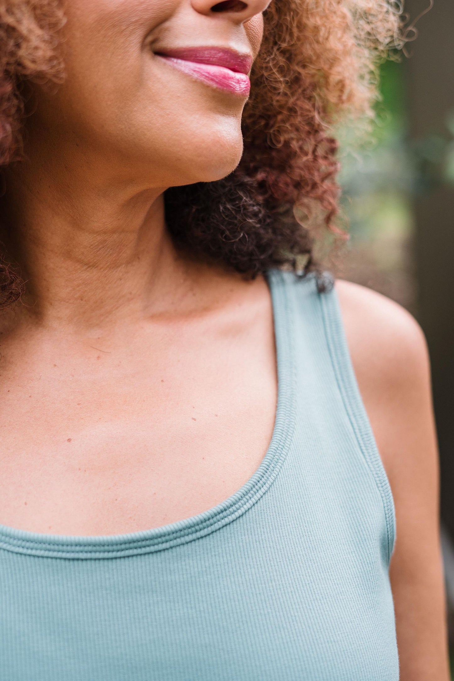 Organic Cotton Ribbed Tank