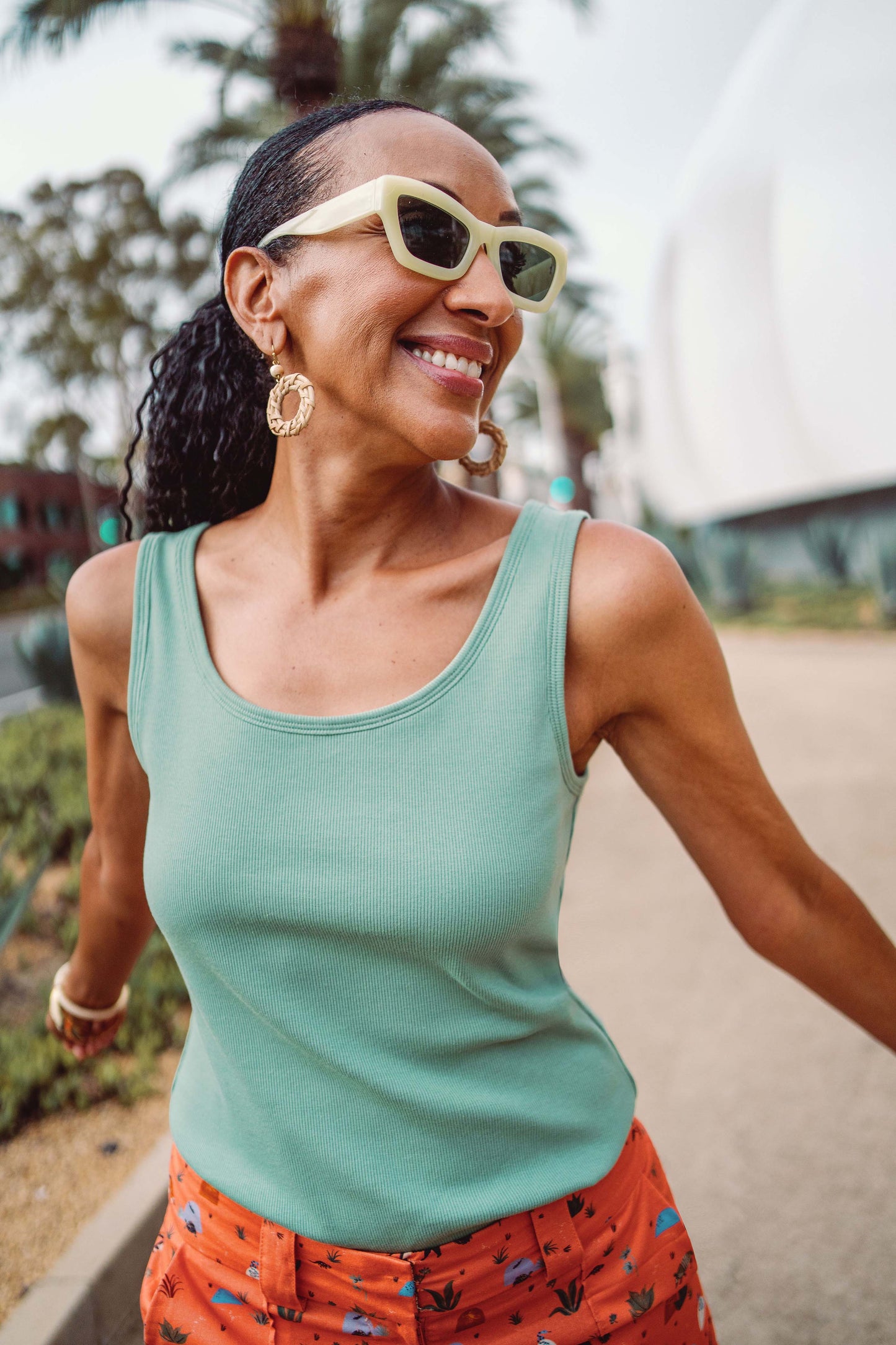 Organic Cotton Ribbed Tank