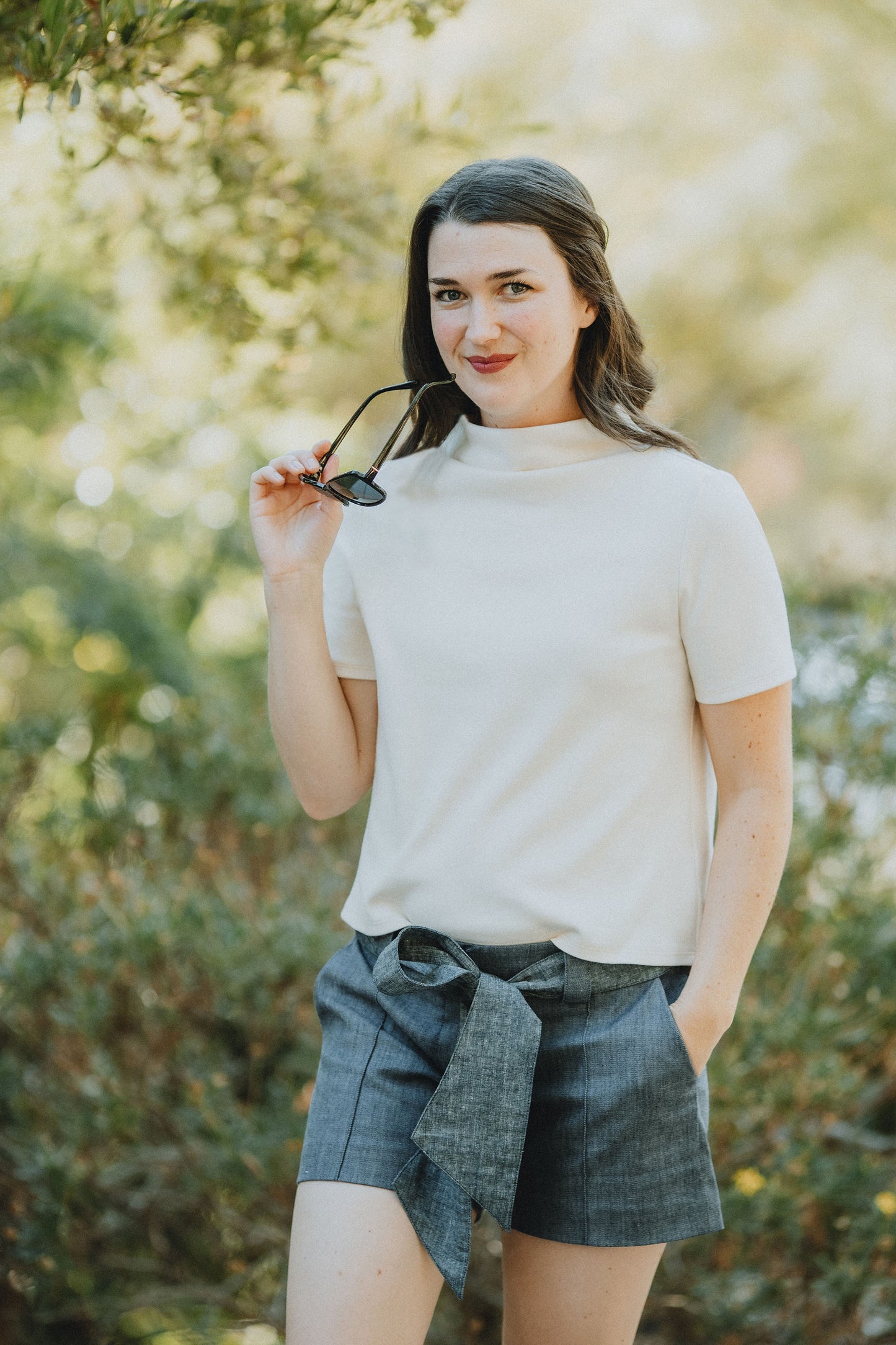 The T-Neck Crop Top