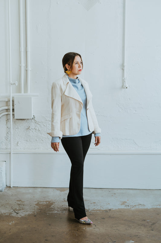 The Terra Cotton Herringbone Jacket