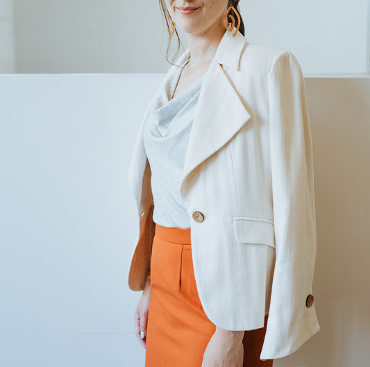 The Terra Cotton Herringbone Jacket
