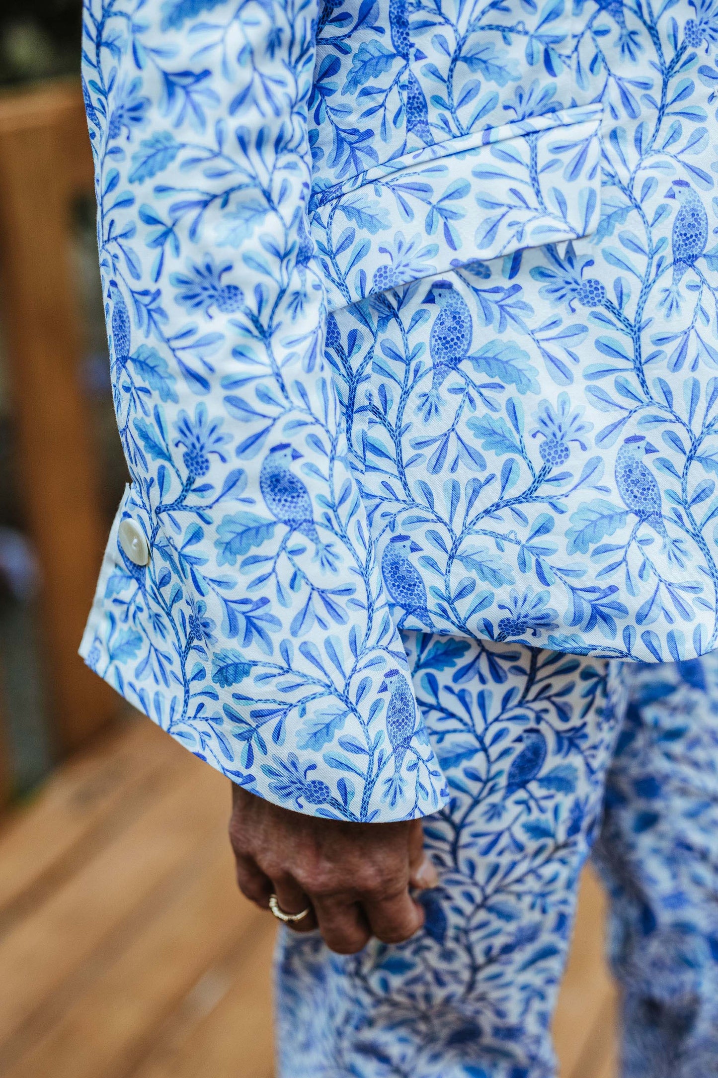 The Terra Printed Cotton Jacket