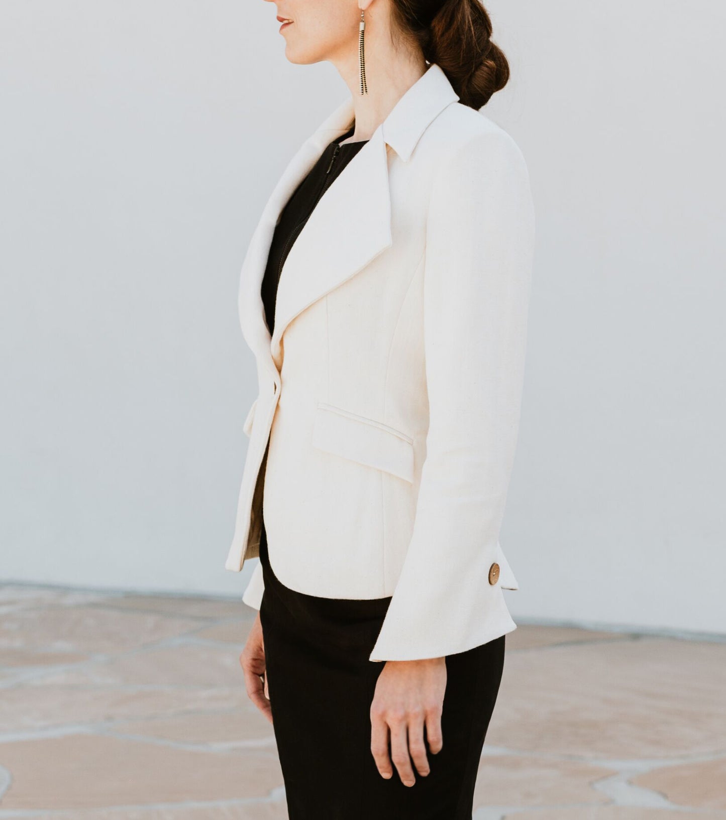 The Terra Cotton Herringbone Jacket