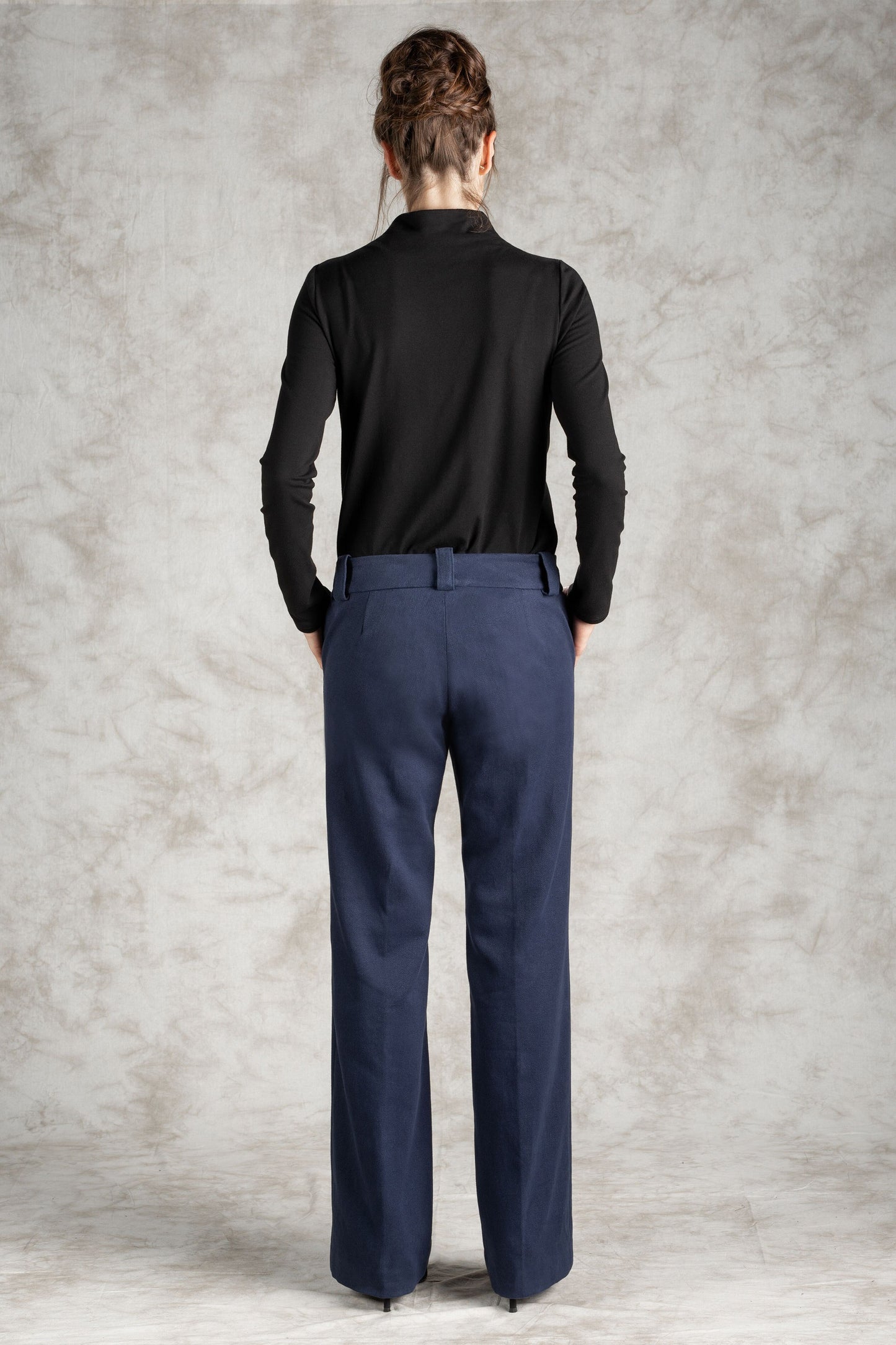 Pin-Tuck Trouser