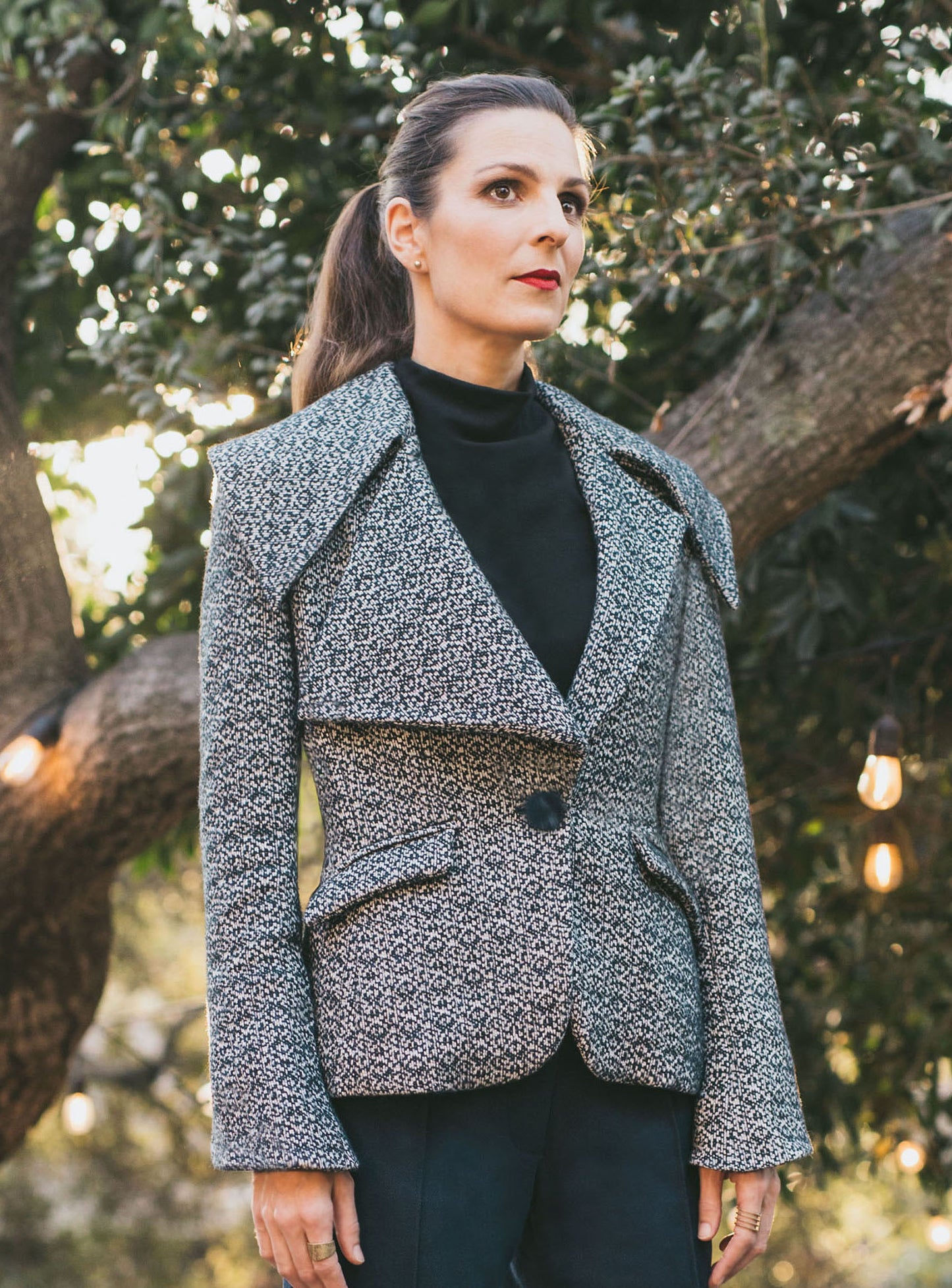 The Lady Tweed Hemp/Wool Jacket