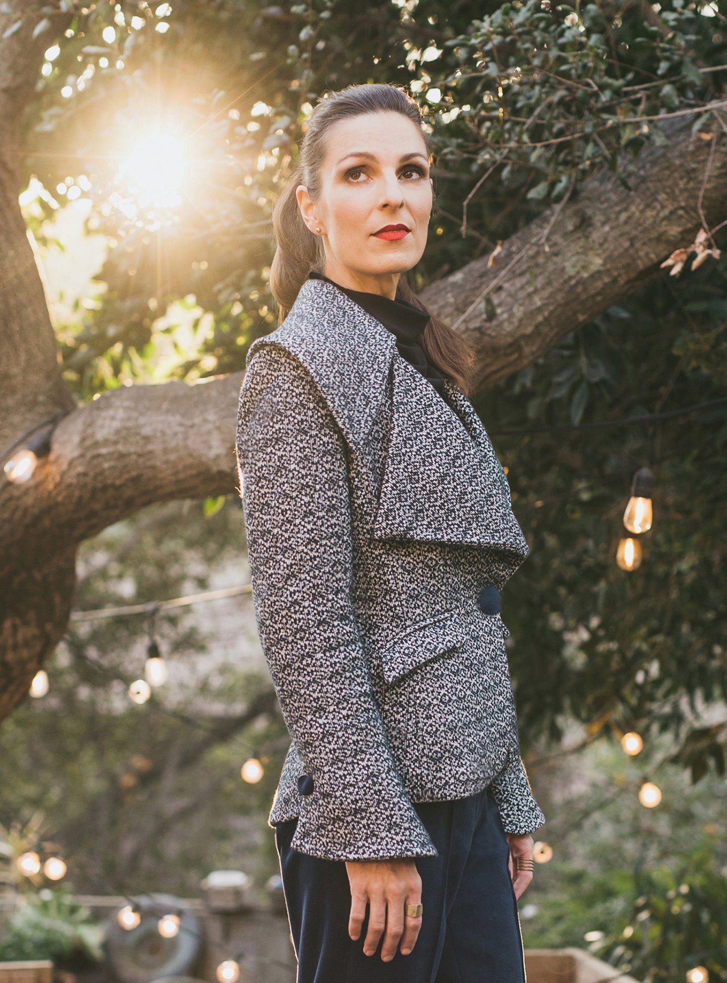 The Lady Tweed Hemp/Wool Jacket